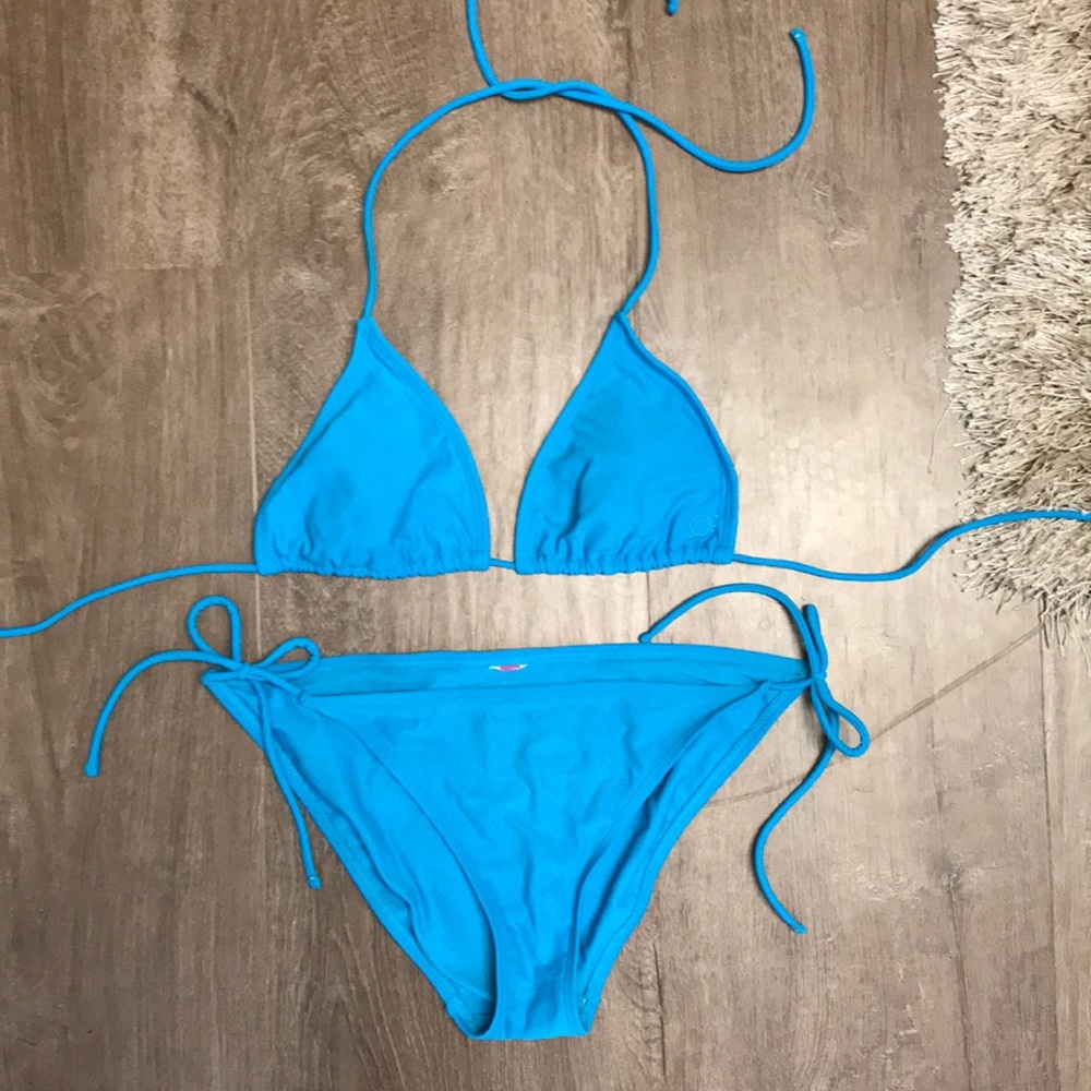 Bright Blue String Bikini